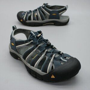 Men's 17 KEEN Newport H2 Blue Black Waterproof Hiking Bumper-toe Sport Sandals